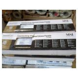 4 Boxes of Interlocking Stacked Stone Panels