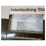 4 Boxes of Interlocking Stacked Stone Panels
