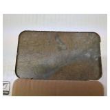 Lot of 8 TrafficMASTER Dark Grey Slate Peel and Stick Vinyl Tiles - 12" x 12"