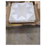 Universal 12x12 Waterproof Star Pattern Vinyl Floor Tiles - Set of 30