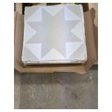 Universal 12x12 Waterproof Star Pattern Vinyl Floor Tiles - Set of 30