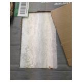 Lot of 2 Boxes of 12x24-inch Self-Stick Vinyl Flooring Tiles - 30 Sq Ft Per Box
