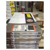 8 Boxes of 12 x 24 Inch Grey Linear Peel and Stick Tiles (10 Tiles Per Box)