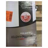 8 Boxes of 12 x 24 Inch Grey Linear Peel and Stick Tiles (10 Tiles Per Box)
