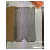 8 Boxes of 12 x 24 Inch Grey Linear Peel and Stick Tiles (10 Tiles Per Box)
