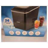u2 - DAMAGED Avanti Mighty Ice 26 lb Portable Ice Maker