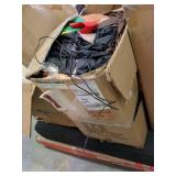 Mixed Lot of Unsold/Damaged/ Missing Parts Items Including Portable Air Tank, Trash Can, Lamp, and More