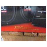 yf - *Untested MTX Audio Terminator 1200W Dual 12" Subwoofer Enclosure & Amplifier Bass System