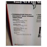 yf - *Untested MTX Audio Terminator 1200W Dual 12" Subwoofer Enclosure & Amplifier Bass System