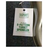 3 - Expert Gardener 8-Pattern Turret Sprinkler - 35 Foot Diameter
