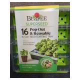 3 - Set of 2 Burpee Superseed 16 Cell Pop-Out & Reusable Seed Starting Trays