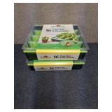 3 - Set of 2 Burpee Superseed 16 Cell Pop-Out & Reusable Seed Starting Trays