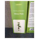 3 - Set of 2 Flexible and Bendable Moss Poles for Plants