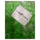2 - 2 Bulk Pack of Climbing Plant Clips - Green and Clear Plastic