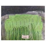 3 - Pack of 100 Green Plastic Security Tags/Labels