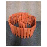 2 - 3.5 ft Red Garden Edging Fencing