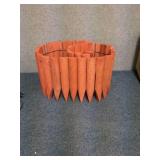 2 - 3.5 ft Red Garden Edging Fencing