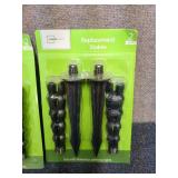 2 - 2 Sets of 4 Mainstays Replacement Stakes for Pathway Lights