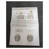 z2 - Solar-Powered Decorative Lantern with Instruction Manual
