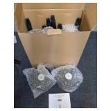 zz1 - Set of 4 New Solar Pathway Lights with User Manual