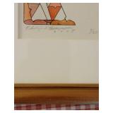 Philip J. Thompson signed Hand Colored Laser Print ~ Oscar Wilde