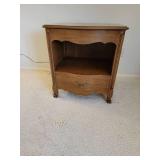 Kindel Mahogany French Provincial Nightstands, pair
