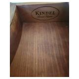 Kindel Mahogany French Provincial Nightstands, pair