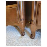 Kindel Mahogany French Provincial Nightstands, pair