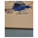 Artist Signed Framed Sailboat Harbor by Therese Niesen