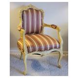 Butter Yellow French Bergere Armchair