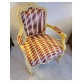 Butter Yellow French Bergere Armchair
