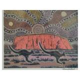 Aboriginal Artist Kangaroo Print by Danny Eastwood