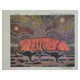 Aboriginal Artist Kangaroo Print by Danny Eastwood