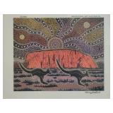 Aboriginal Artist Kangaroo Print by Danny Eastwood