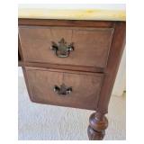 Ladies Antique Writing Desk with Faux Finish