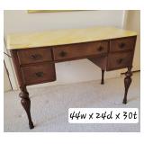 Ladies Antique Writing Desk with Faux Finish