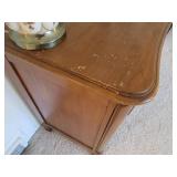 Kindel Mahogany French Provincial 7 Drawer Dresser and Mirror