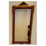 Elegant Imari Red with Gold Gilt Wall Mirror