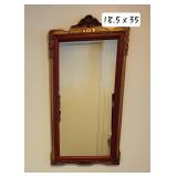 Elegant Imari Red with Gold Gilt Wall Mirror