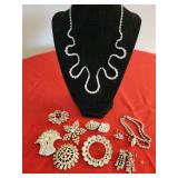 Sparkling Vintage Rhinestone Jewelry Collection ~ Necklace * Bracelet * Earrings * Pins