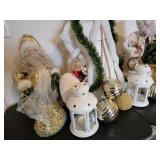 White and Gold Santa Holiday Collection