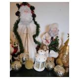 White and Gold Santa Holiday Collection