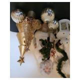 White and Gold Santa Holiday Collection