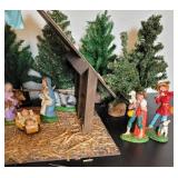 Italian Christmas Nativity Creche Display