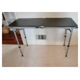 Black Folding Utility Table ~ 46 x 19