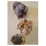 Naturalist Geode Sample Collection ~ Amethyst * Dog Tooth Calacite