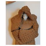 1978 Linda Holmes Signed Ceramic Pottery Wall Sculptures