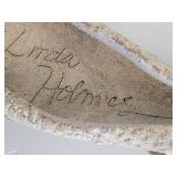 1978 Linda Holmes Signed Ceramic Pottery Wall Sculptures