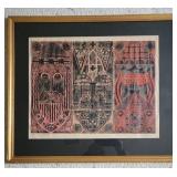 1962 LE Artist Print ~ Stained Glass 5/10 by Sue Kehe