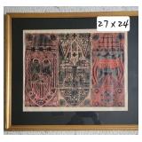 1962 LE Artist Print ~ Stained Glass 5/10 by Sue Kehe